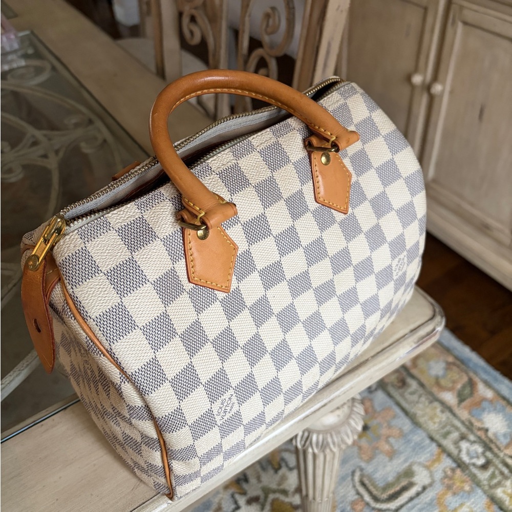 Louis Vuitton Classic Speedy 25 Damier Azur